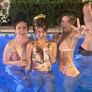 Solid & Striped wrap one-piece swimsuit